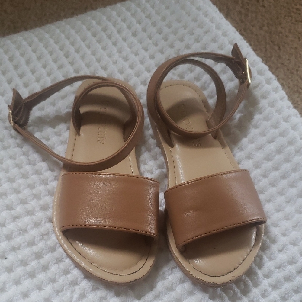 J CREW Crewcuts Tan Kids Sandals